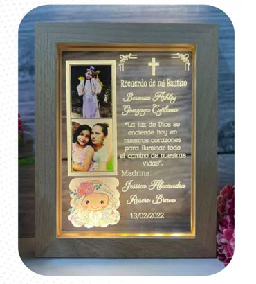 Lámpara LED Dedicatoria de pareja · Fotografía 2